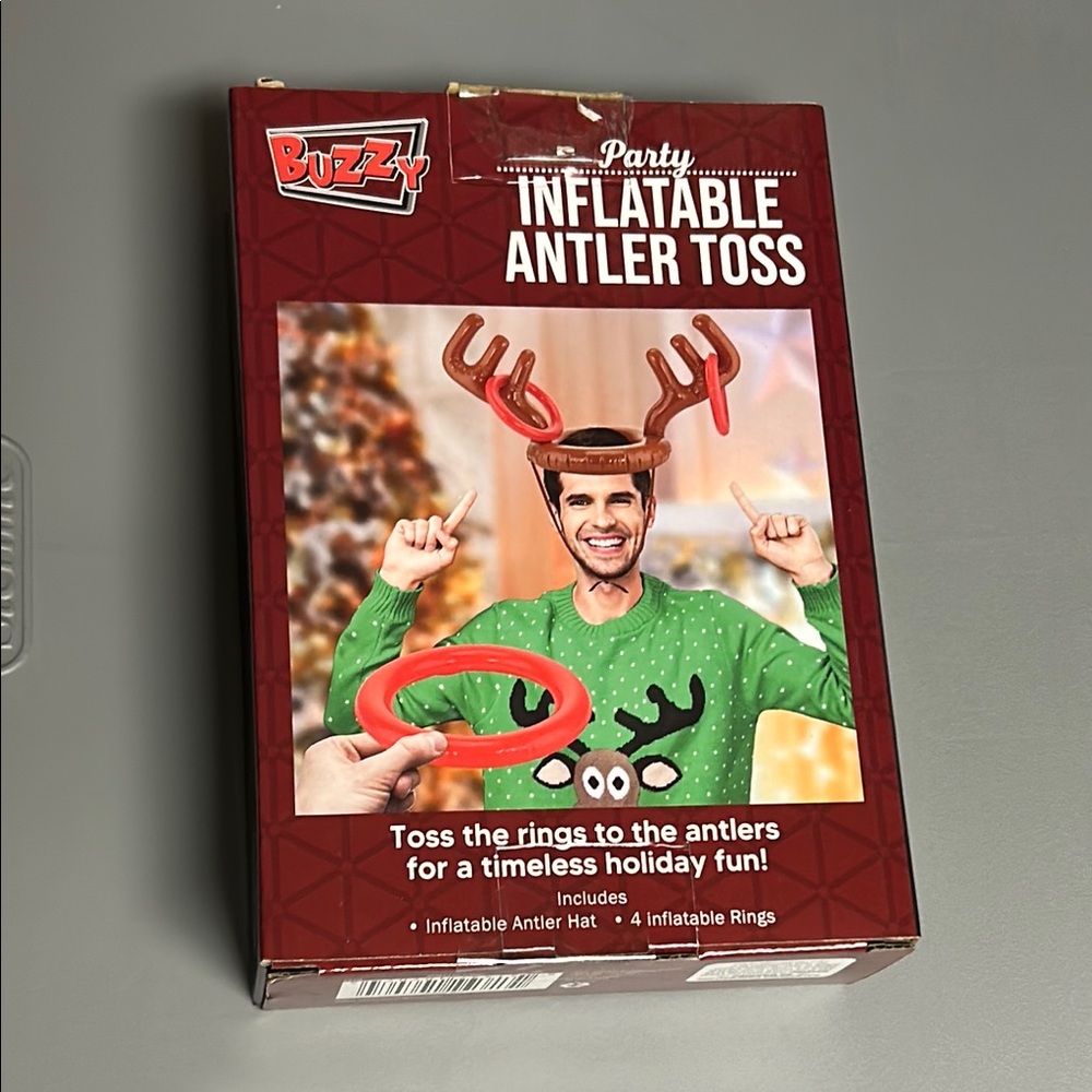 🆕 Buzzy Inflatable Antler Toss Game